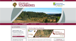 Desktop Screenshot of pole-tourbieres.org